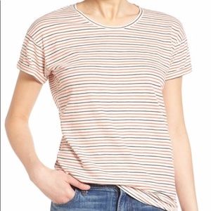 🌷4/20 NWOT Madewell striped basic trendy T-shirt